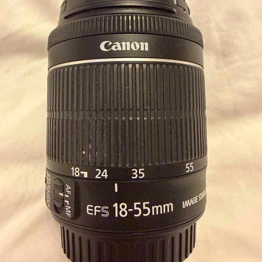 Canon Black EFS 18-55mm Lens